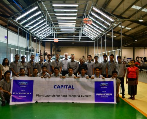 RMA Group, in partnership with Capital Manufacturing Limited (CML) opened a new Ford Assembly Plant in Yangon, Myanmar in 2017