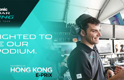Mitch Evans & Panasonic Jaguar Racing Secure First Formula E Podium in Hong Kong