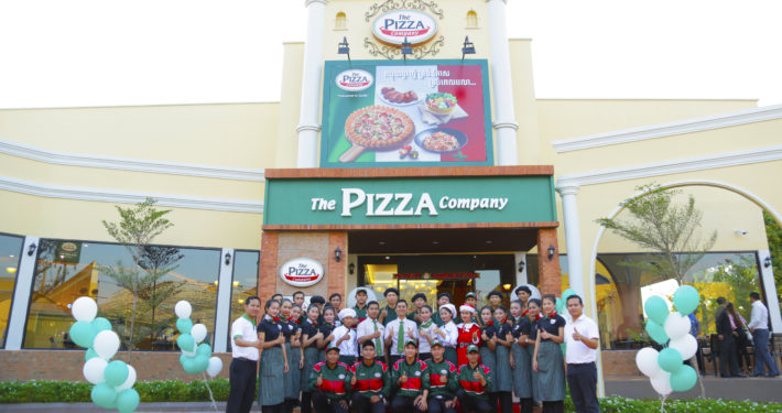 The Pizza Company's 27th Outlet at Chamka Doung Cambodia