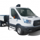 Ford Transit Flatbed and Crane
