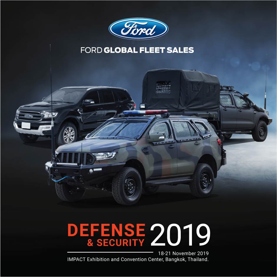 Ford Global Fleet Sales Reveals Expertly Modified Vehicles at the Defense &  Security Show 2019 - RMA GROUP